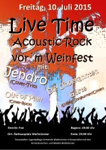 Live Time – Acoustic Rock vor´m Weinfest