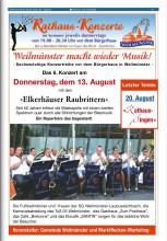 Rathaus-Konzerte 2015 "Weilmünster macht wieder Musik!"