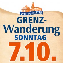 Grenzwanderung in Weilmünster am 7. Oktober